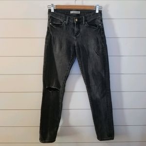 Banana Republic petite skinny black jeans